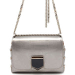 Jimmy Choo Silver Leather Shoulder Bag (Pre-Owned)