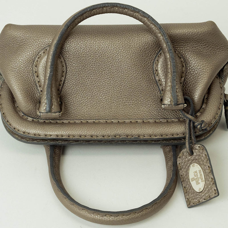 Fendi Beige Leather Handbag (Pre-Owned)