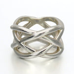 Tiffany Silver Silver 925 Band Ring (Pre-Owned)