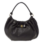 Salvatore Ferragamo Black Leather Handbag (Pre-Owned)