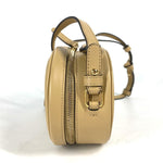 Fendi Beige Leather Handbag Shoulder Bag (Pre-Owned)