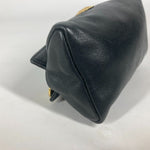 Versace Black Gold Leather Pouch (Pre-Owned)