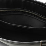 Salvatore Ferragamo Black Leather Shoulder Bag Tote Bag (Pre-Owned)