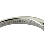 Tiffany Silver Platinum 950 Band Ring (Pre-Owned)