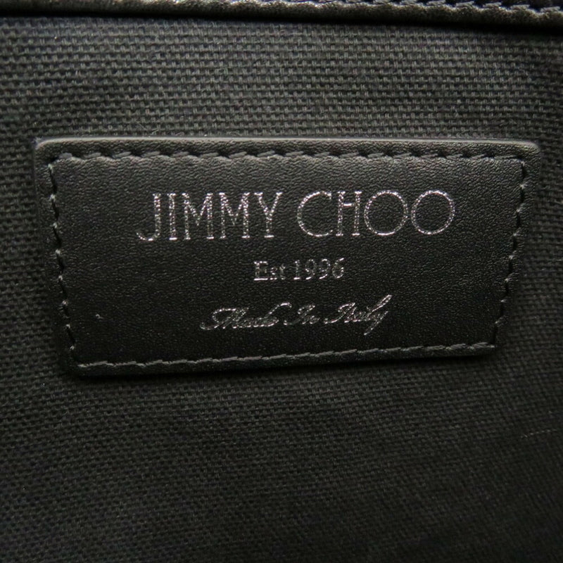 Jimmy Choo Black Nylon Leather Backpack (Pre-Owned)