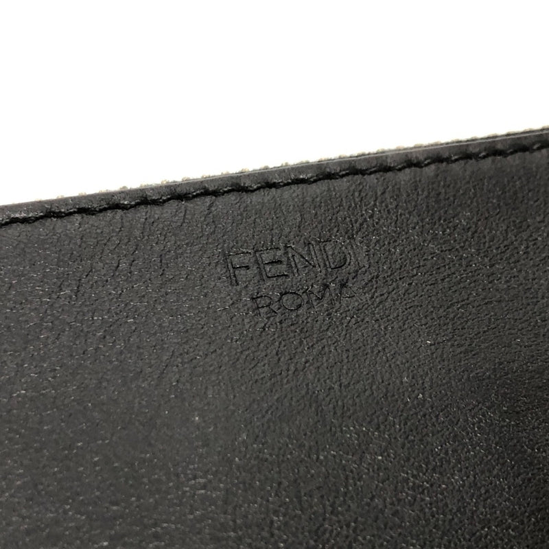 Fendi Black Leather Clutch Bag (Pre-Owned)