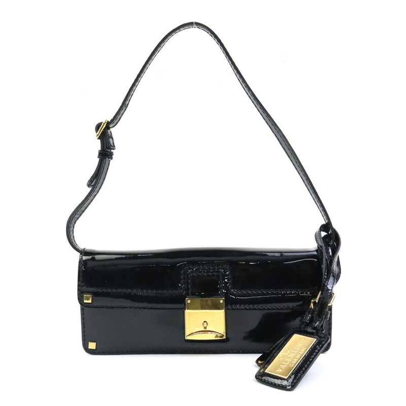 Valentino Garavani Black Patent Leather Shoulder Bag (Pre-Owned)