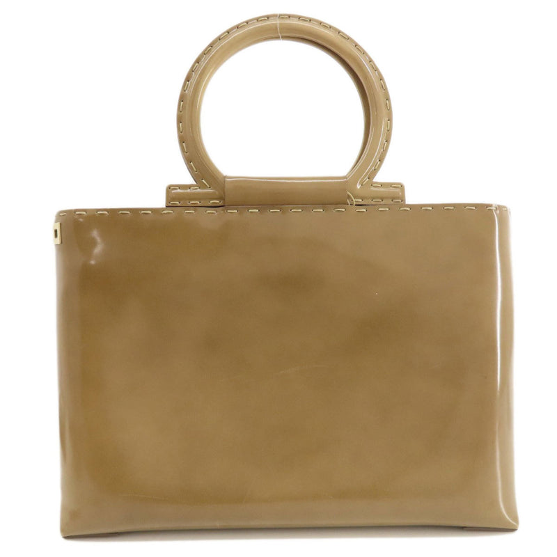 Salvatore Ferragamo Beige Leather Handbag (Pre-Owned)