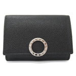 Bvlgari Black Leather Card Wallet