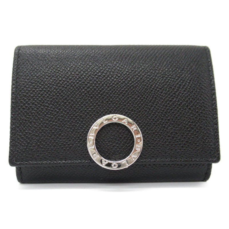 Bvlgari Black Leather Card Wallet