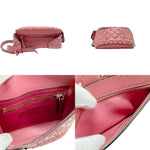 Valentino Garavani Pink Metal Leather Fanny Pack (Pre-Owned)