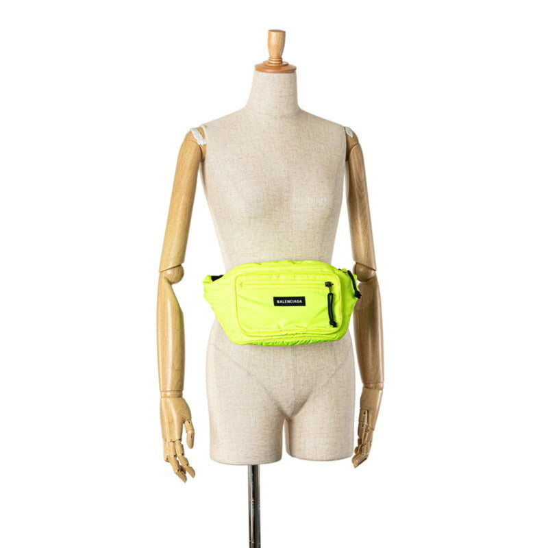 Balenciaga Yellow Nylon Fanny Pack Sling Bag (Pre-Owned)