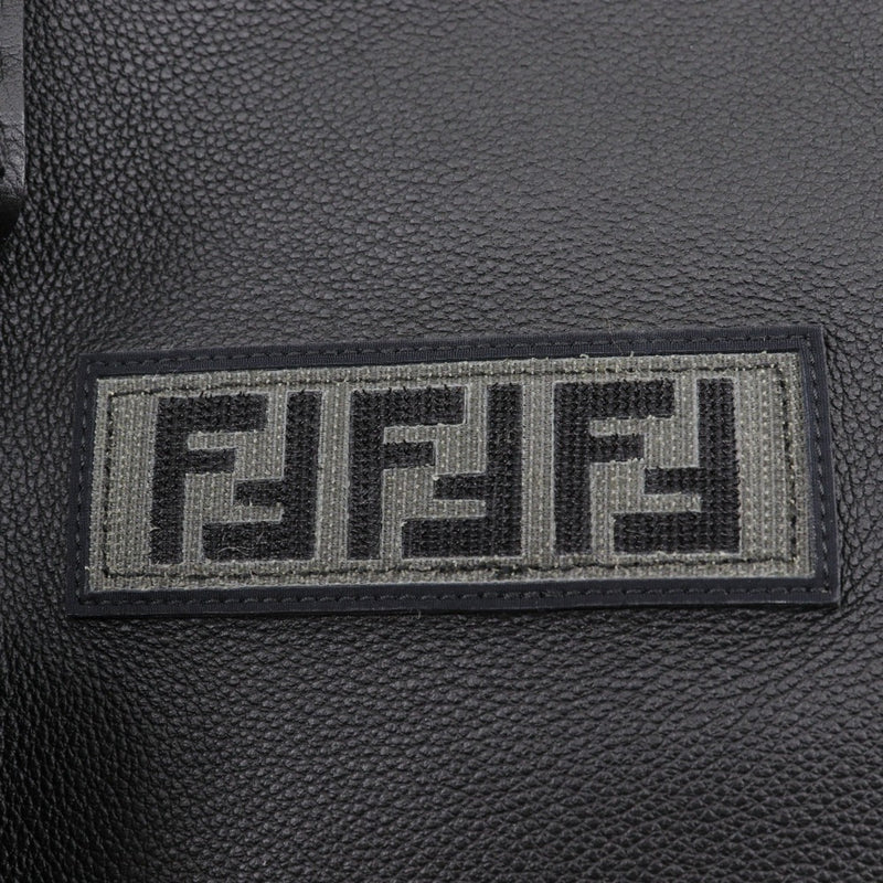 Fendi Black Leather Backpack (Pre-Owned)