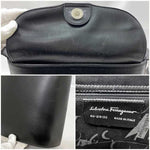 Salvatore Ferragamo Black Leather Shoulder Bag (Pre-Owned)