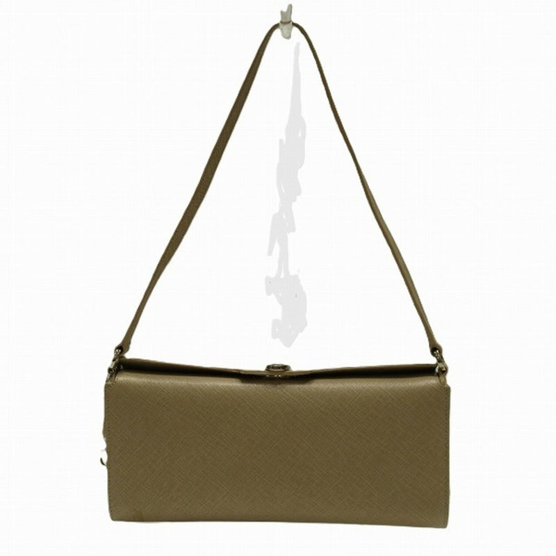 Salvatore Ferragamo Beige Shoulder Bag (Pre-Owned)