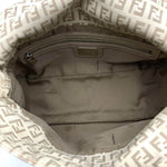 Fendi Beige Canvas Handbag (Pre-Owned)