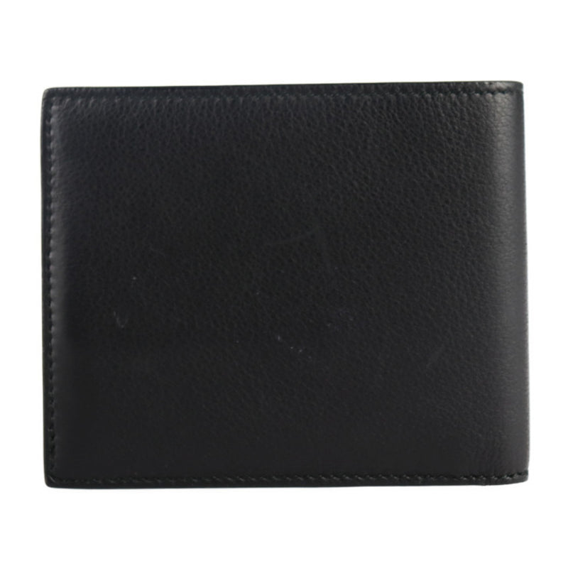 Salvatore Ferragamo Black Leather Wallet (Bi-Fold) (Pre-Owned)