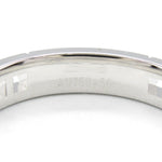 Hermes Silver White Gold (18K) Band Ring (Pre-Owned)