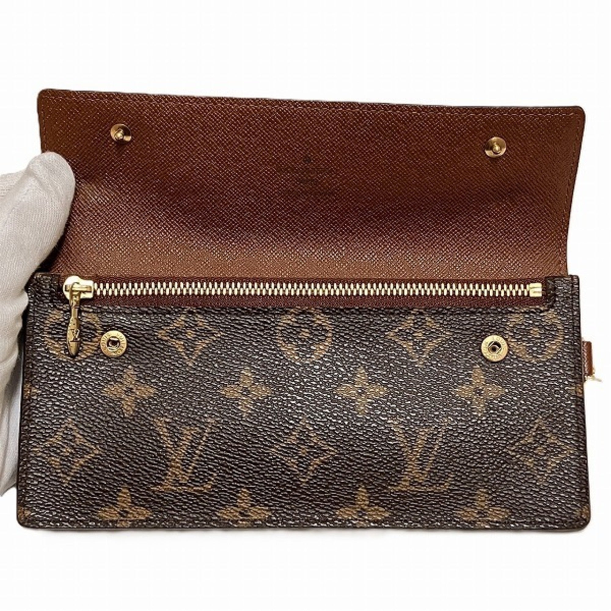 Louis Vuitton Brown Chain/Shoulder Wallet (Pre-Owned)