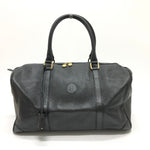 Fendi Black Leather Boston Bag (Pre-Owned)