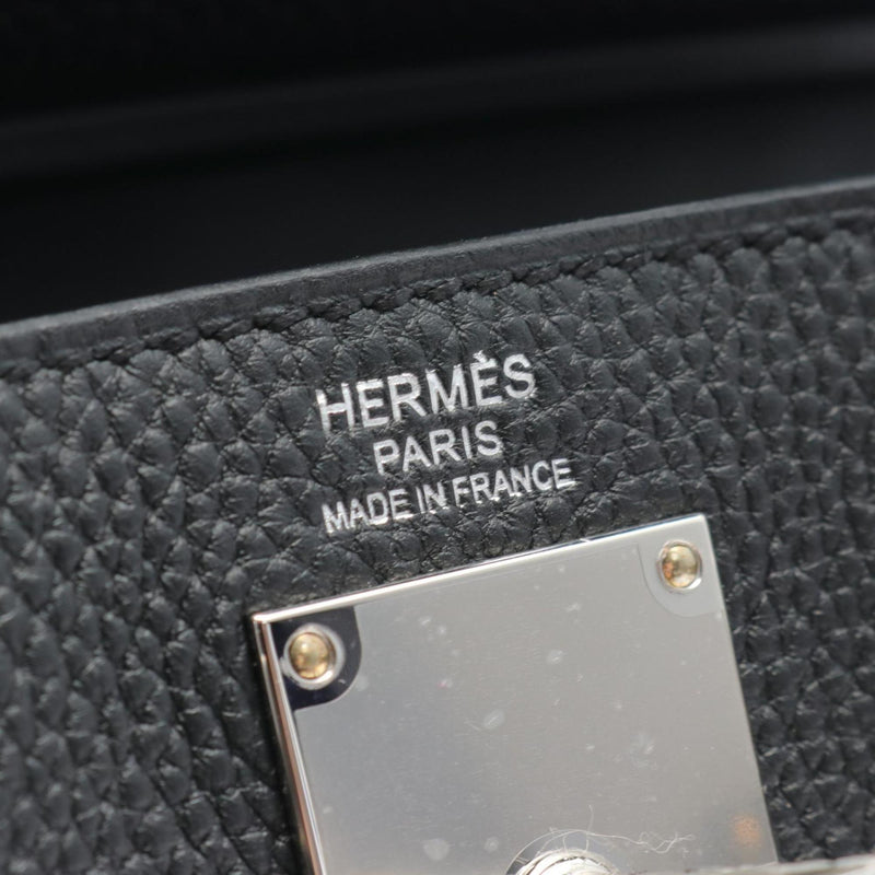 Hermes Black Togo Leather Fanny Pack (Pre-Owned)