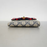 Gucci Navy Red Color Pvc Wallet (Bi-Fold) (Pre-Owned)