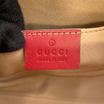 Gucci Red Color Leather Fanny Pack (Pre-Owned)