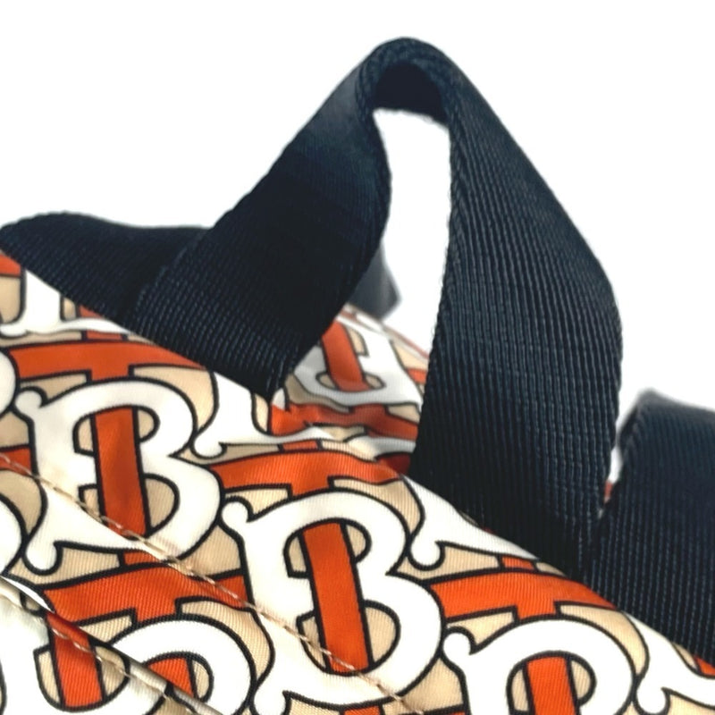 Burberry Orange White Nylon Fanny Pack Sling Bag (Pre-Owned)