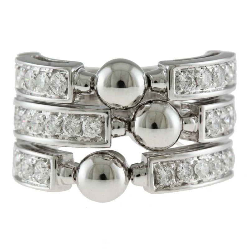 Bvlgari White Band Ring (Pre-Owned)