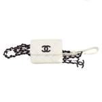 Chanel Black White Caviar Leather Fanny Pack (Pre-Owned)