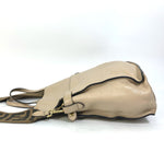 Fendi Beige Leather Shoulder Bag (Pre-Owned)