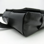 Bottega Veneta Black Leather Fanny Pack Sling Bag