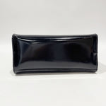 Salvatore Ferragamo Black Leather Handbag Pouch (Pre-Owned)