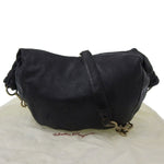 Salvatore Ferragamo Black Leather Shoulder Bag (Pre-Owned)