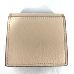 Fendi Beige Leather Coin Purse/Coin Case (Pre-Owned)