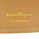 Salvatore Ferragamo Beige Leather Wallet (Bi-Fold) (Pre-Owned)