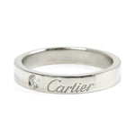 Cartier Platinum Platinum 950 Band Ring (Pre-Owned)