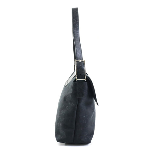 Bvlgari Black Canvas Leather Shoulder Bag (Pre-Owned)