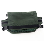 Bottega Veneta Green Khaki Nylon Polyester Leather Fanny Pack (Pre-Owned)