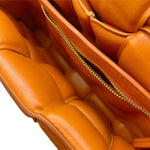 Bottega Veneta Orange Leather Shoulder Bag (Pre-Owned)