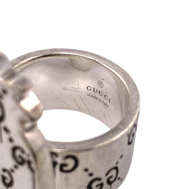 Gucci Silver Silver 925 Band Ring (Pre-Owned)