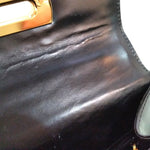 Salvatore Ferragamo Black Leather Handbag (Pre-Owned)