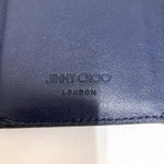 Jimmy Choo Navy Leather Wallet (Tri-Fold) (Pre-Owned)