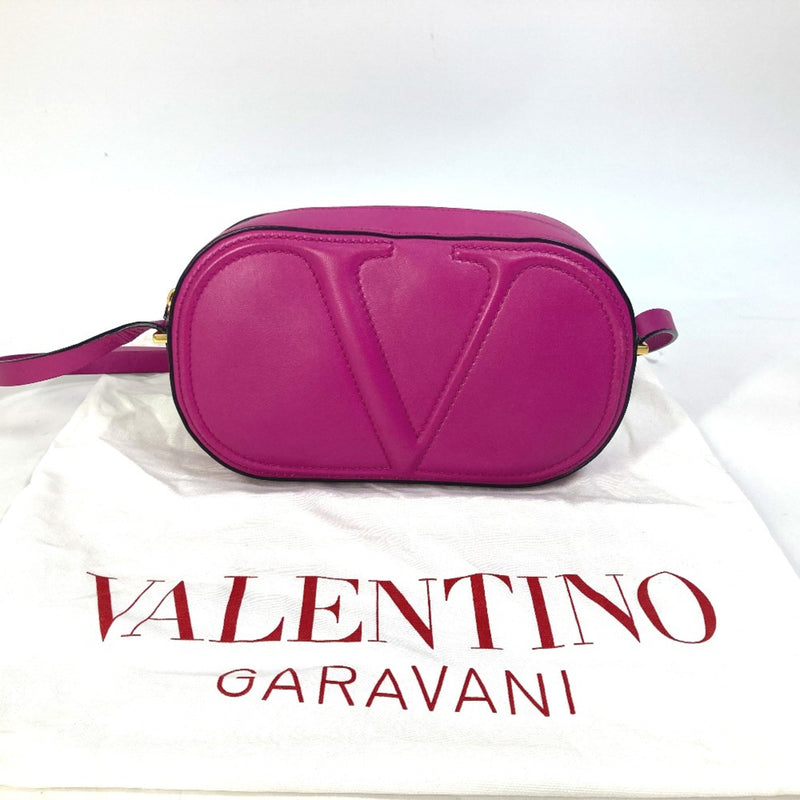 Valentino Garavani Pink Leather Shoulder Bag (Pre-Owned)