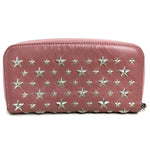 Jimmy Choo Pink Leather Long Wallet (Bi-Fold) (Pre-Owned)