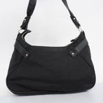 Salvatore Ferragamo Black Nylon Canvas Shoulder Bag (Pre-Owned)