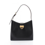 Salvatore Ferragamo Black Leather Shoulder Bag (Pre-Owned)