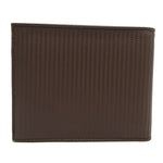 Bvlgari Millerighe Brown Leather Wallet (Bi-Fold) (Pre-Owned)