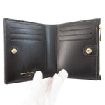 Salvatore Ferragamo Black Leather Wallet (Bi-Fold) (Pre-Owned)