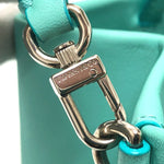 Tiffany Blue Leather Shoulder Bag (Pre-Owned)